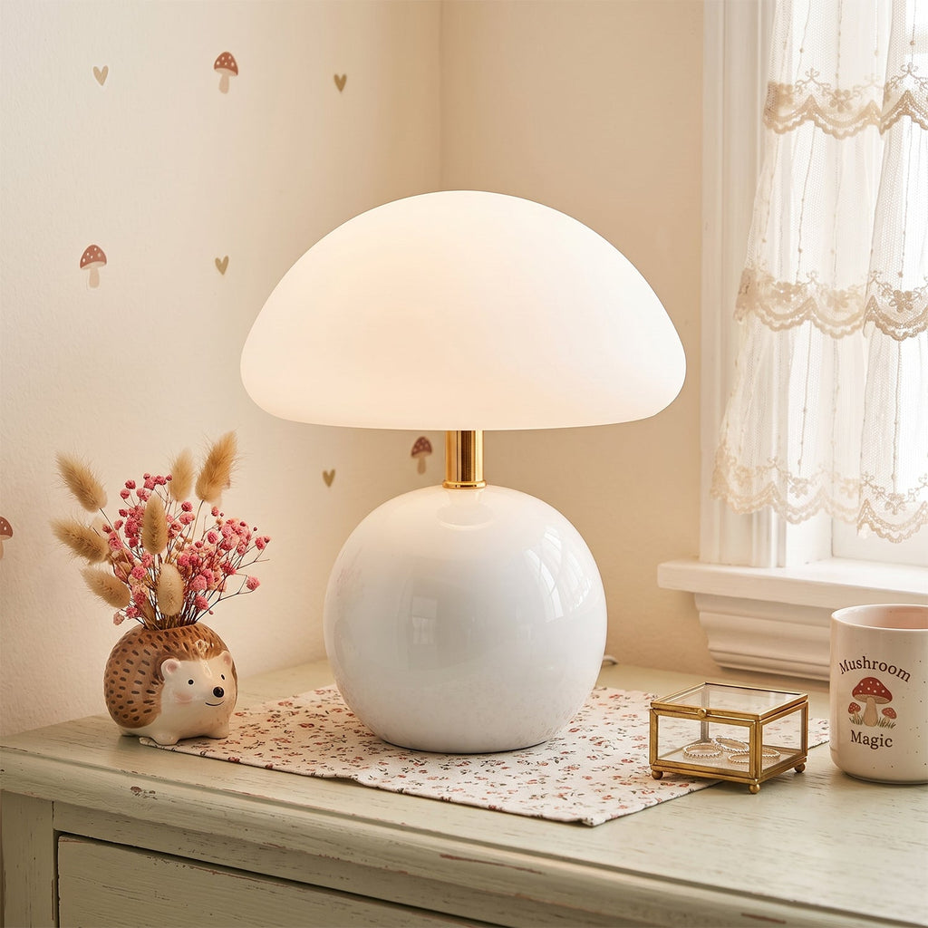 Nessino Ceramic Mushroom Table Lamp