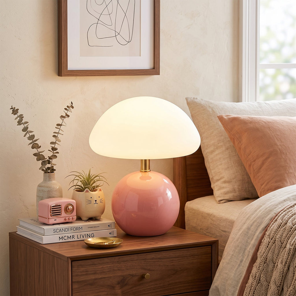 Nessino Ceramic Mushroom Table Lamp