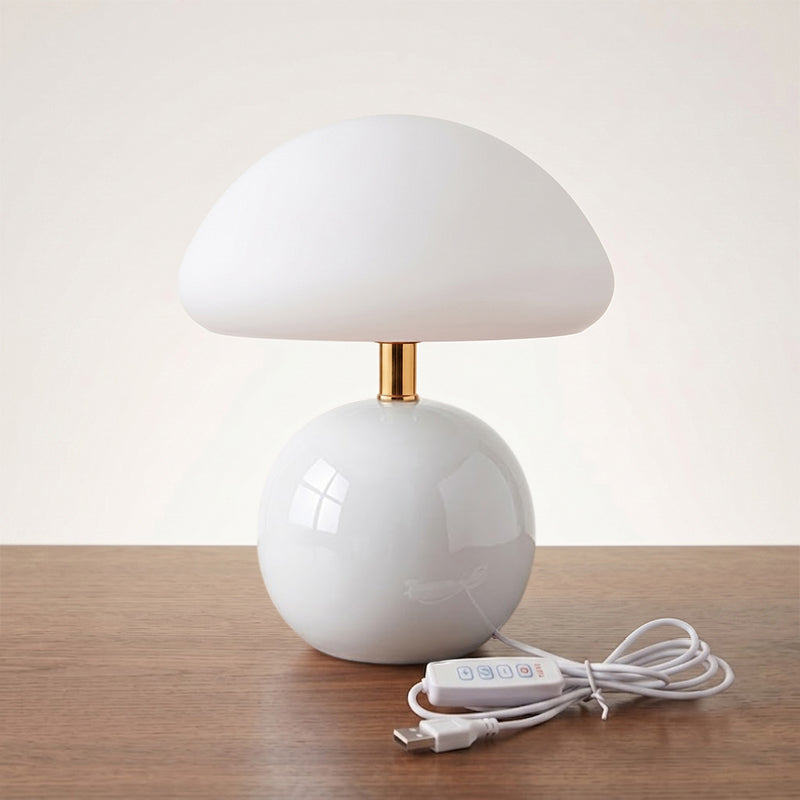 Nessino Ceramic Mushroom Table Lamp