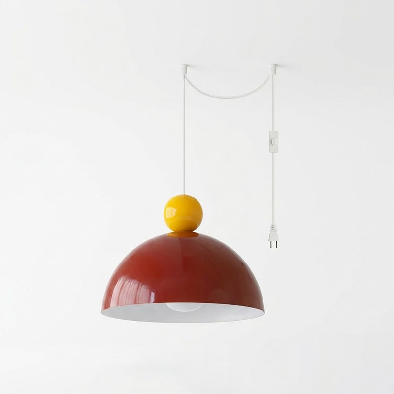Posa Colorful Plug-in Swag Dome Light