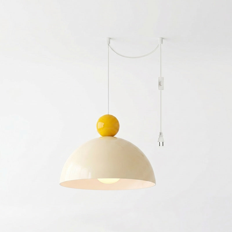 Posa Colorful Plug-in Swag Dome Light