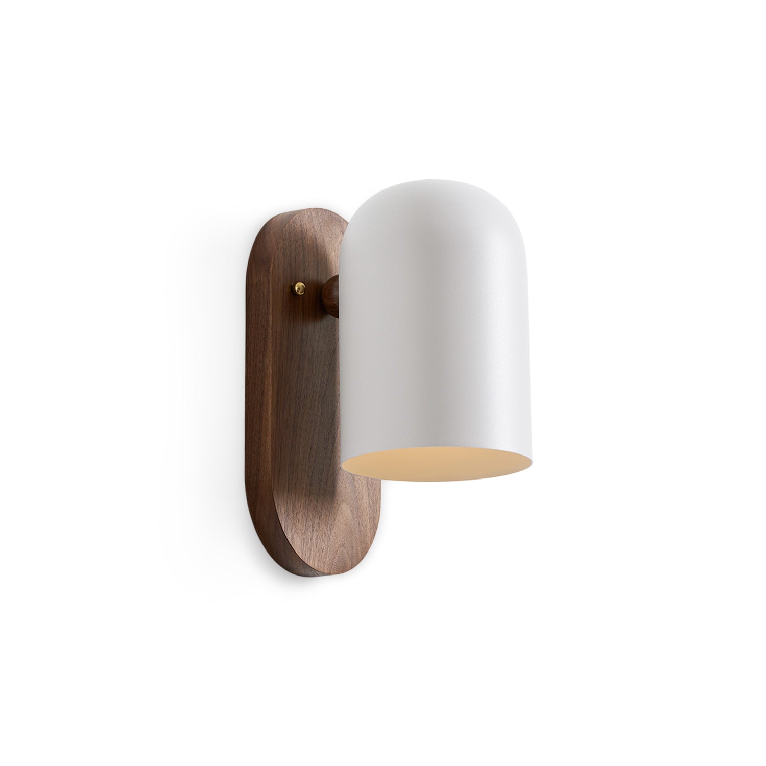 Sables Zen Walnut & Iron Wall Sconce (Hardwired)