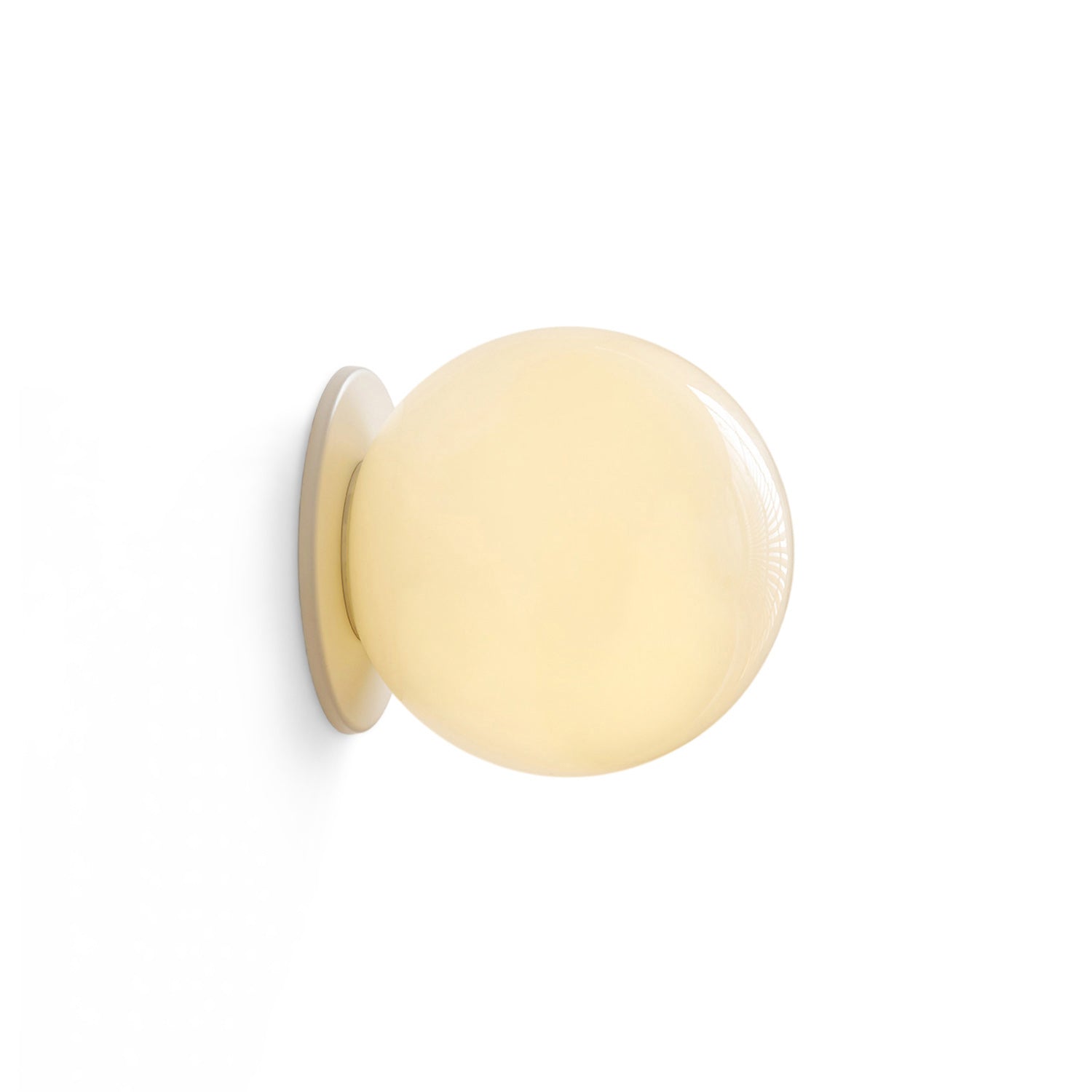 Minimalist Frosted Glass Globe Wall Light