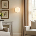 Minimalist Frosted Glass Globe Wall Light