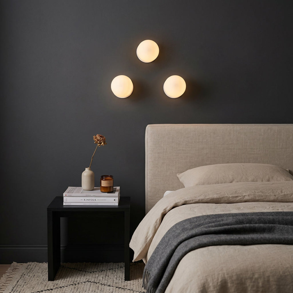 Minimalist Frosted Glass Globe Wall Light