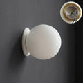 Minimalist Frosted Glass Globe Wall Light
