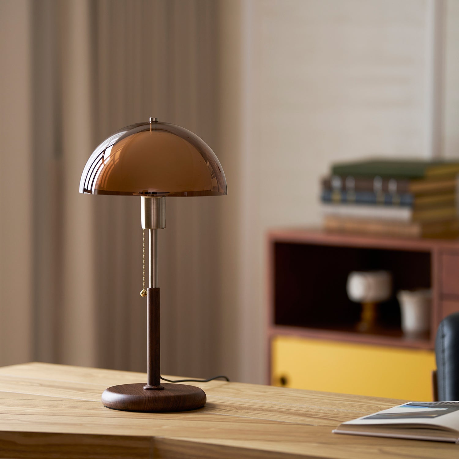 Remy Amber Dome Nostalgic Table Lamp