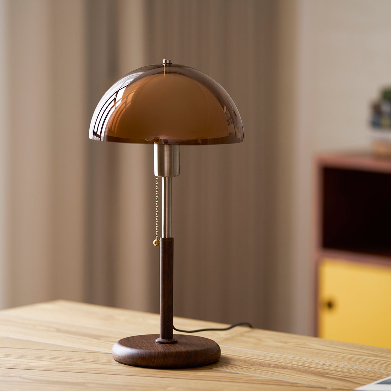 Remy Amber Dome Nostalgic Table Lamp