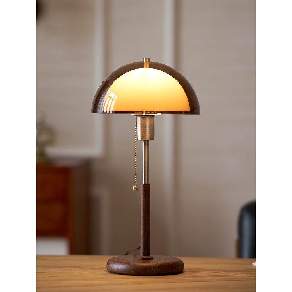 Remy Amber Dome Nostalgic Table Lamp