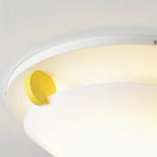 Colorful Dome Semi-Flush Ceiling Light