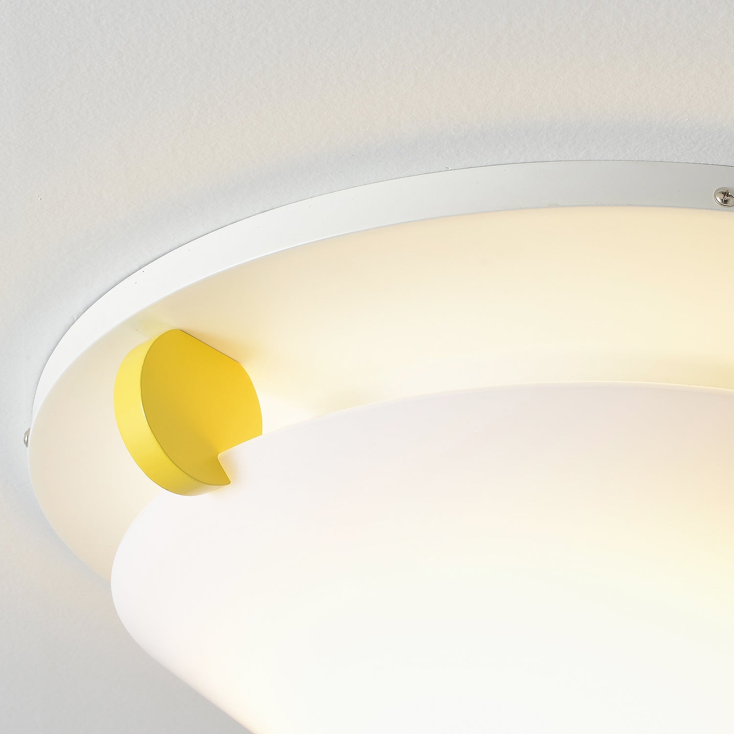 Colorful Dome Semi-Flush Ceiling Light