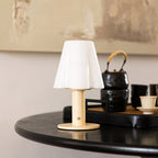 Pippa Fluted Glass Cordless Table Lamp