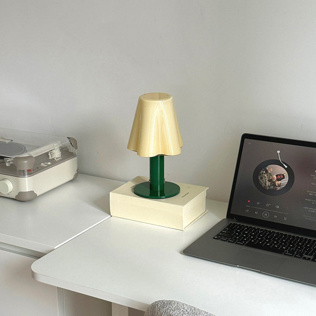 Pippa Fluted Glass Cordless Table Lamp
