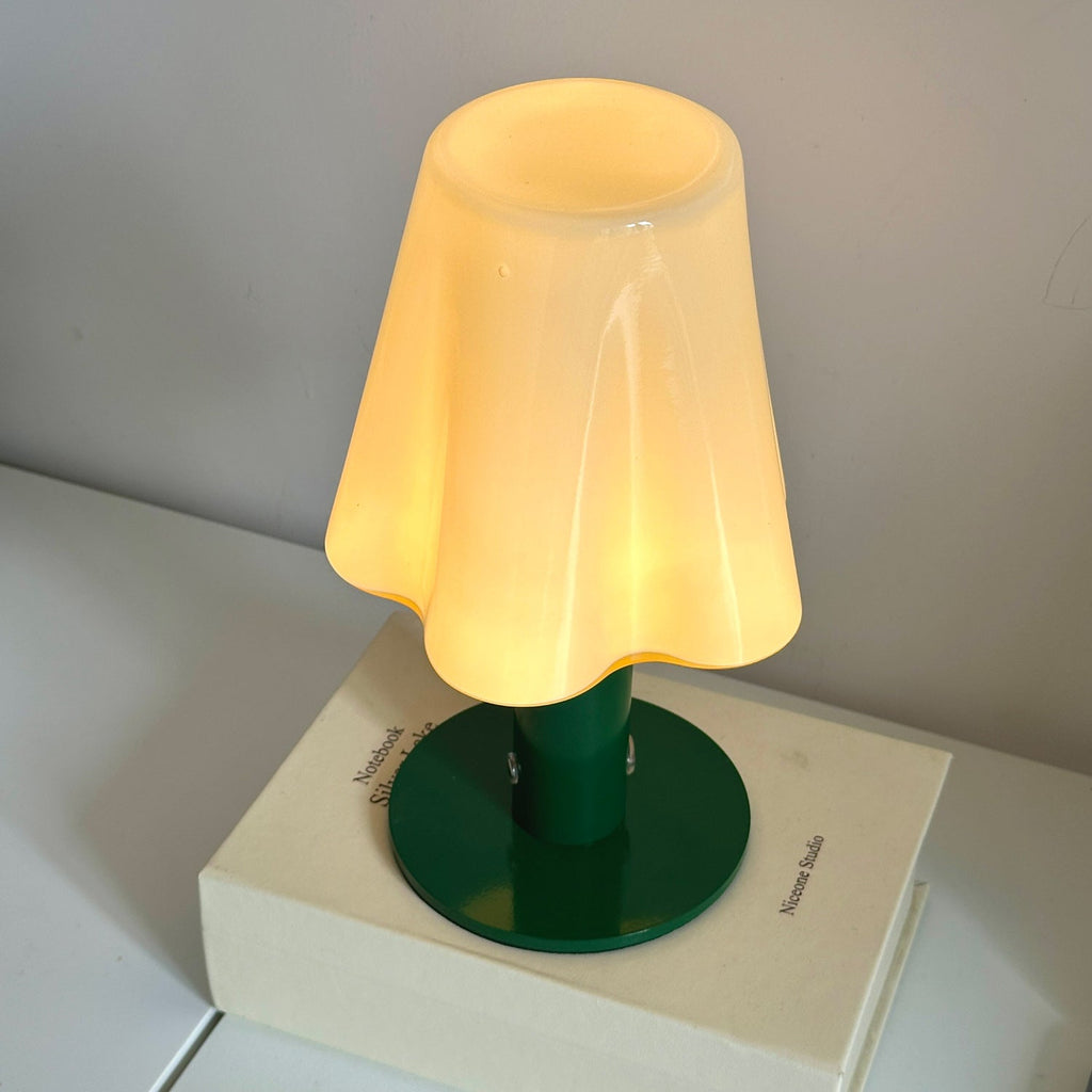 Pippa Fluted Glass Cordless Table Lamp