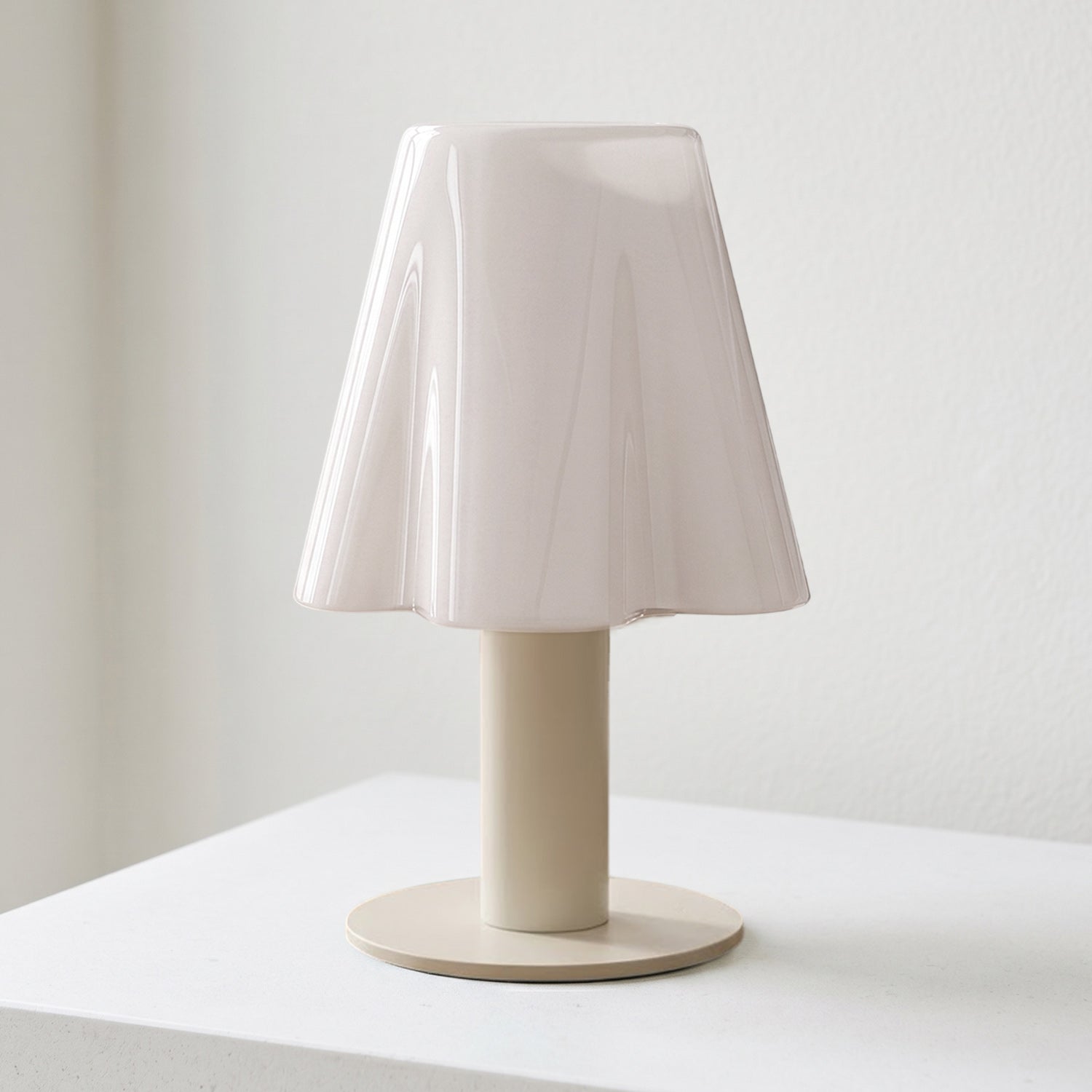 Pippa Fluted Glass Cordless Table Lamp