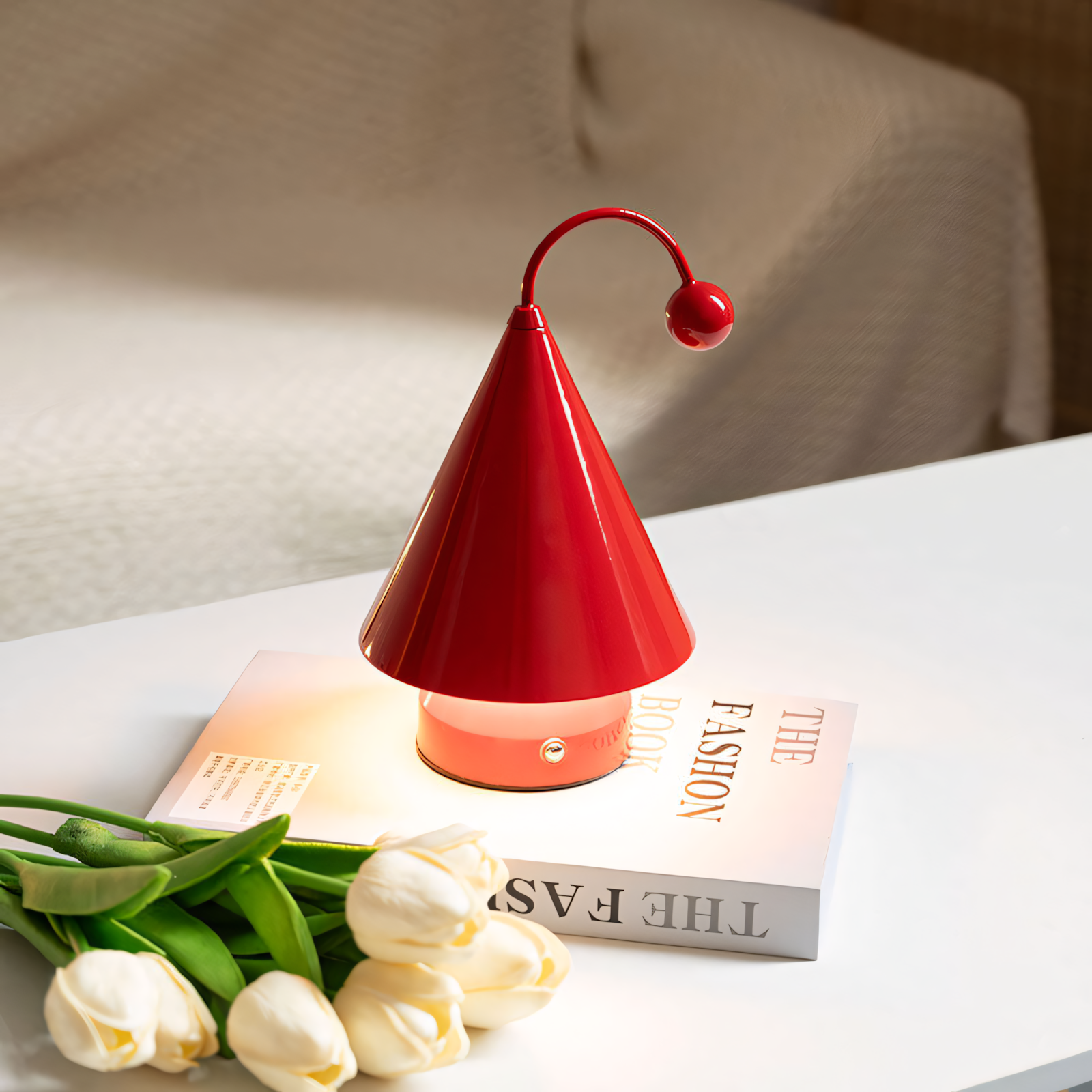 Pippin Cone Cordless Table Lamp