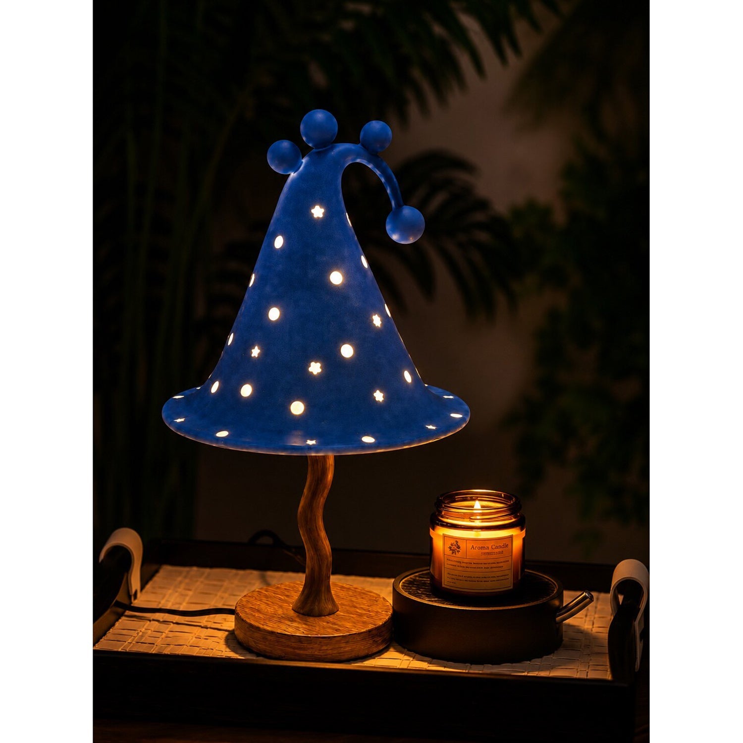 Pixie Woodland Star-Cutout Accent Lamp