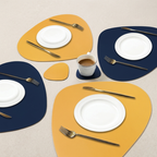 Placemats Dual Sided Ecological PVC Heat Resistant