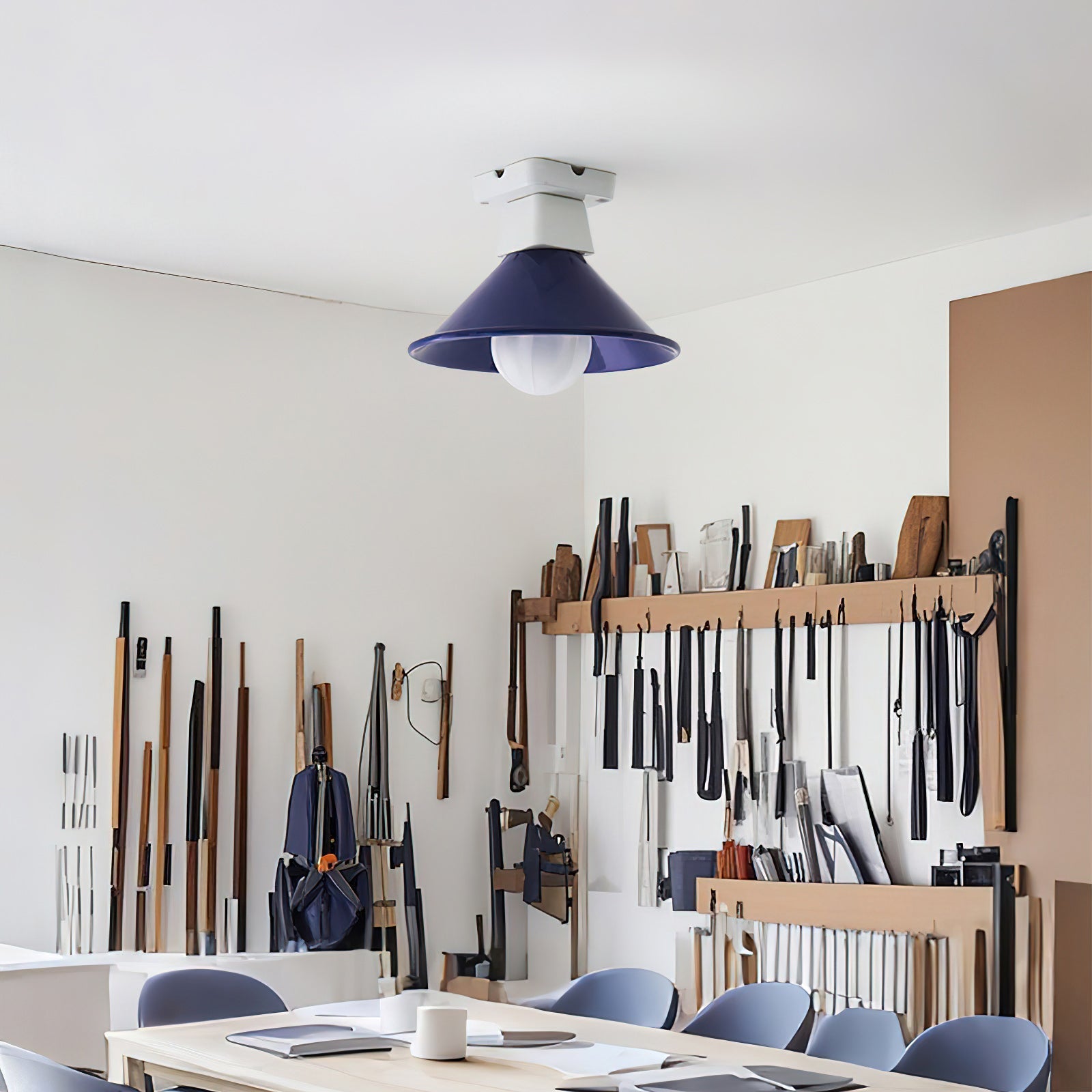 Atelier Ceramic & Metal Ceiling Lamp
