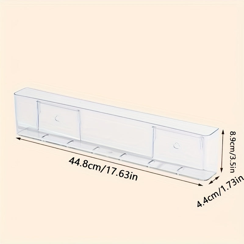 PlasticStyle: Modern Wall Shelf – Space-saving, Decorative & Easy to Maintain with Adhesive Mounting for Bedrooms & Classrooms