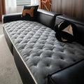 PlushElegance: Sofa Cover with Button Tufting & Soft Padding – for Living Room & Couch
