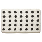 Bath Mat Microfiber Non Slip Polka Dot Bathroom Floor Rug Soft Absorbent Shower Mat Home Bathroom Decor