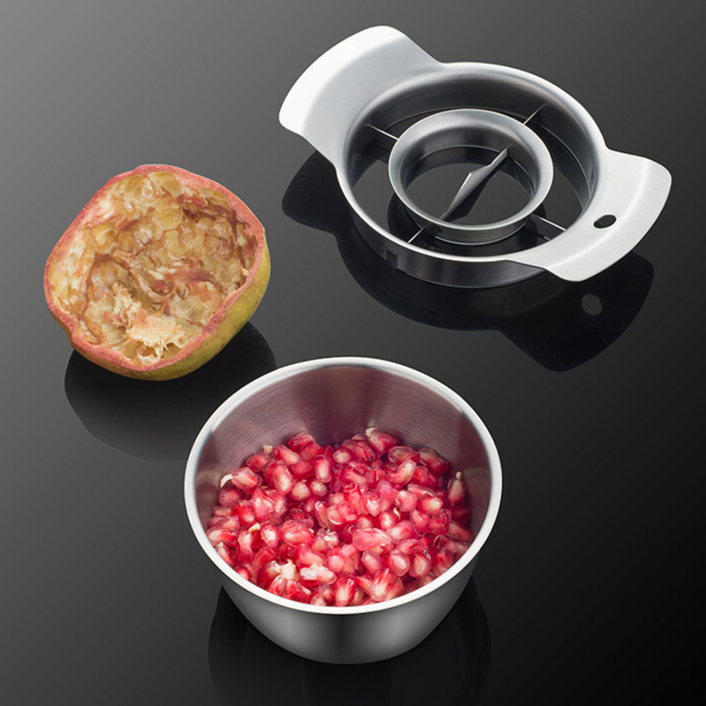 Pomegranate Corer Stainless Steel Seed Remover with Tray
