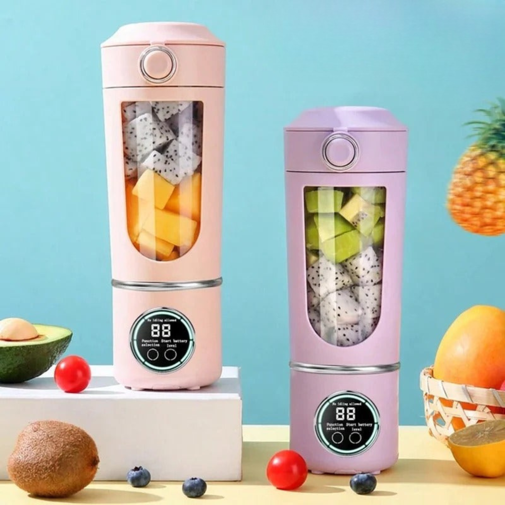 Portable Blender with 12-Blade System for Smoothies and Shakes – Compact and Travel-Friendly