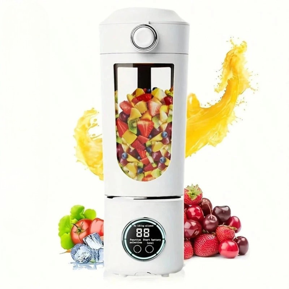 Portable Blender with 12-Blade System for Smoothies and Shakes – Compact and Travel-Friendly