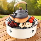 Portable Barbecue Grill Stainless Steel Split Design Outdoor Grill