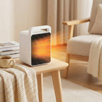 Portable Electric Heater, 600W, 3-Second Heating, PTC Ceramic, Dual Heat Settings