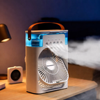 Portable Air Cooler Fan 3 in 1 USB Powered Cooling Fan with Water Tank