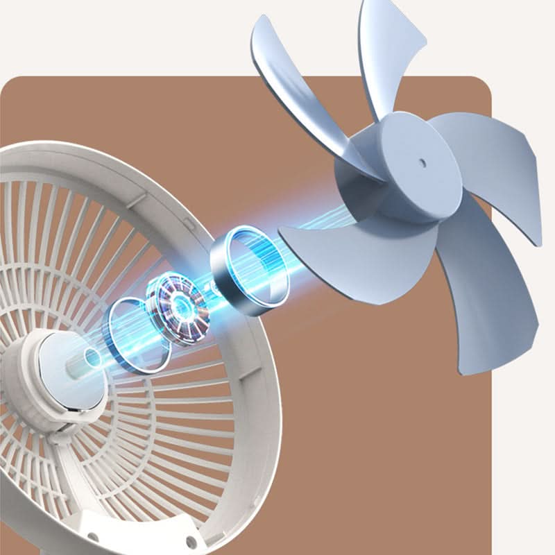 Handheld Fan USB Rechargeable 3 to 4 Speed Settings Compact Design