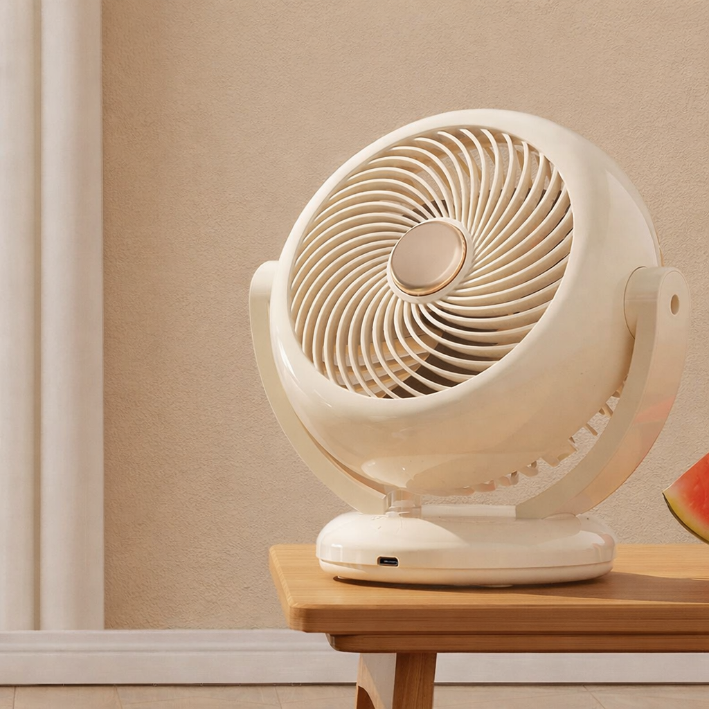 Portable Mini Fan Rechargeable Handheld Desktop Adjustable Angle