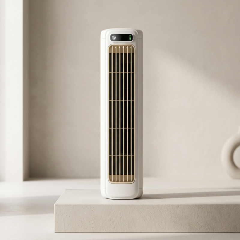 Rechargeable Table Fan Portable Oscillating 3-Speed Touch Control