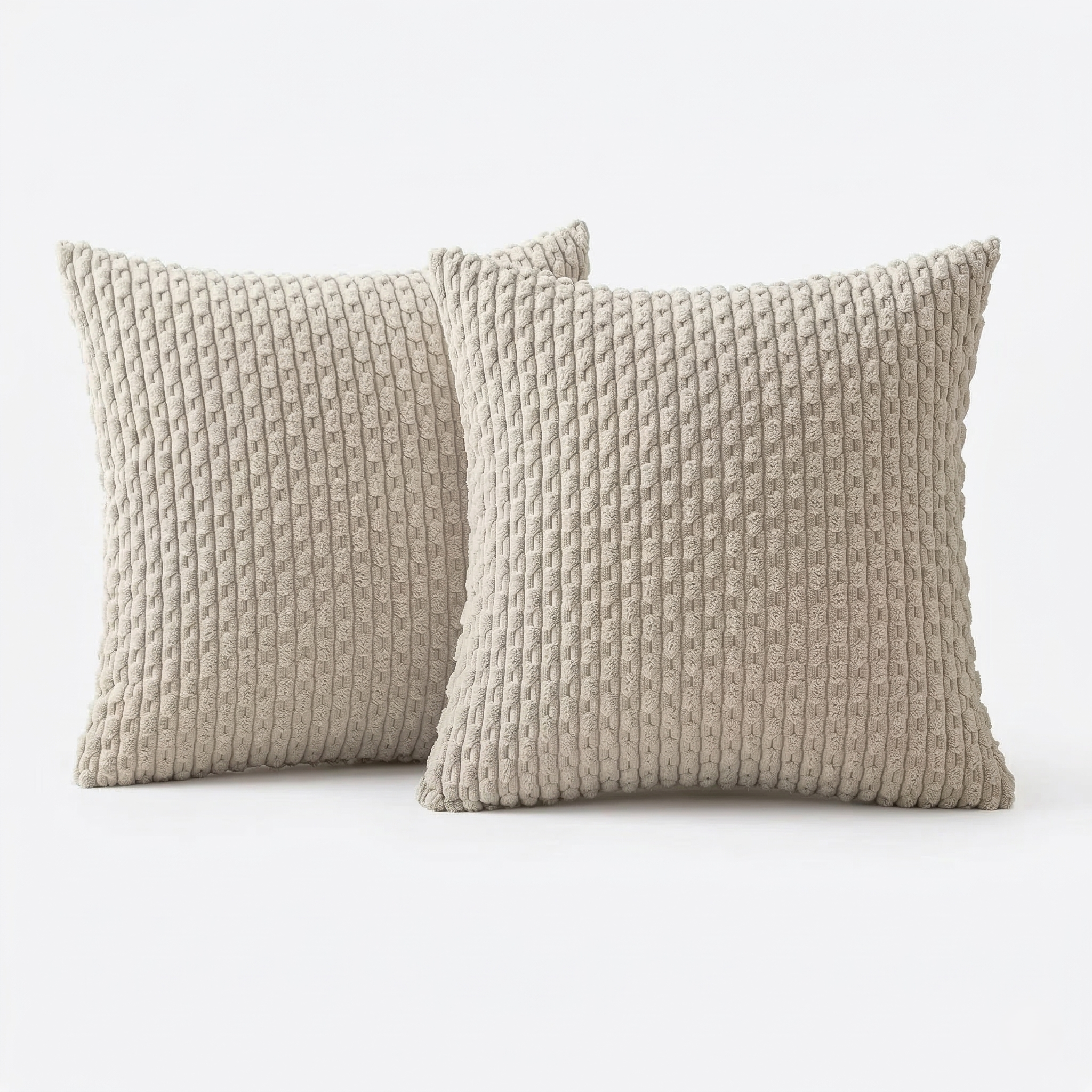 Texael - Ribbed Cushion Covers for Home Decoration