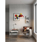 Posa Colorful Plug-in Swag Dome Light