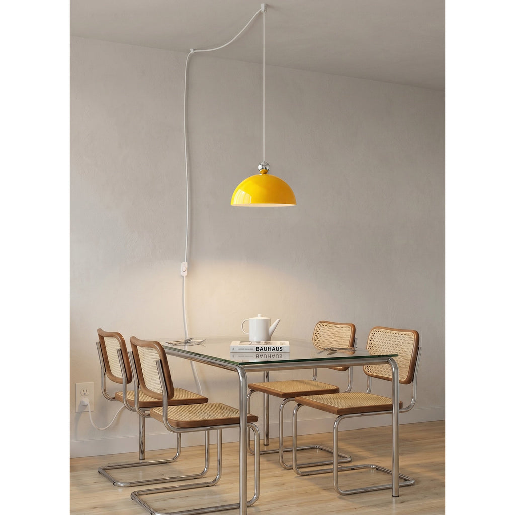 Posa Colorful Plug-in Swag Dome Light