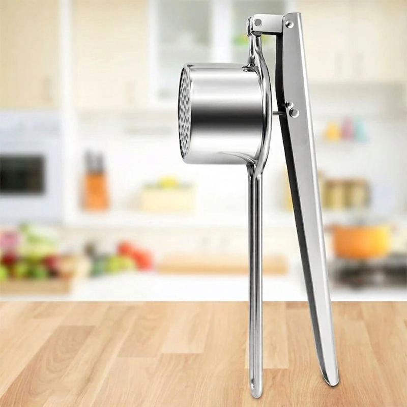 Potato Ricer Stainless Steel Manual Press with 3 Discs