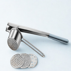 Potato Ricer Stainless Steel Manual Press with 3 Discs