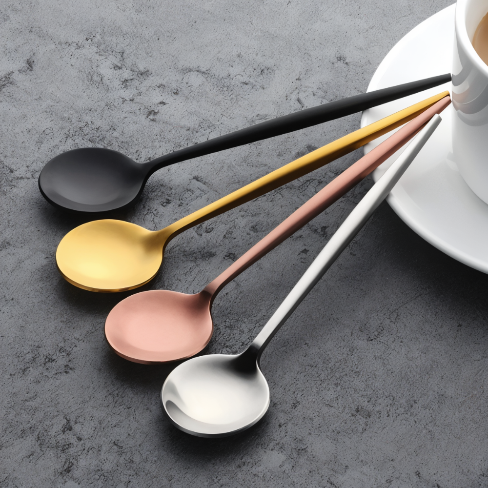 Mirevna – Stainless Steel Tea Spoon Set 4 Or 6 Pieces
