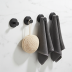 Suction Hooks 4-Pack – Self-Adhesive Hooks for Bathroom & Kitchen
