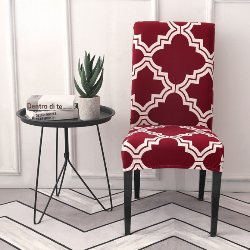 Premium Polyester Dining Chair Covers – Stylish Slipcovers for Dining Room Chairs, Elastic Fit, Machine Washable