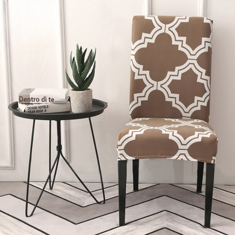 Premium Polyester Dining Chair Covers – Stylish Slipcovers for Dining Room Chairs, Elastic Fit, Machine Washable