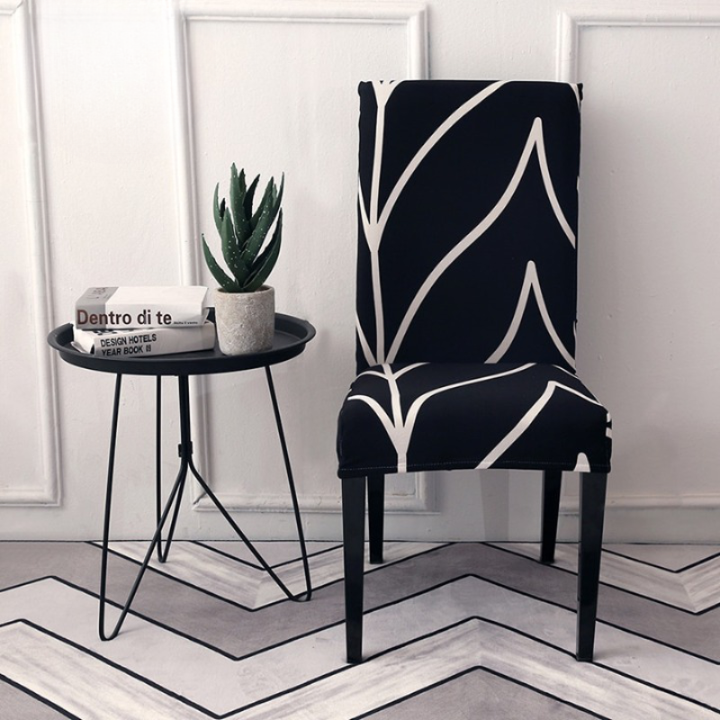 Premium Polyester Dining Chair Covers – Stylish Slipcovers for Dining Room Chairs, Elastic Fit, Machine Washable