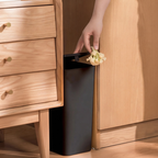 Press Top Trash Can Slim Compact Design & Odor-Resistant Design