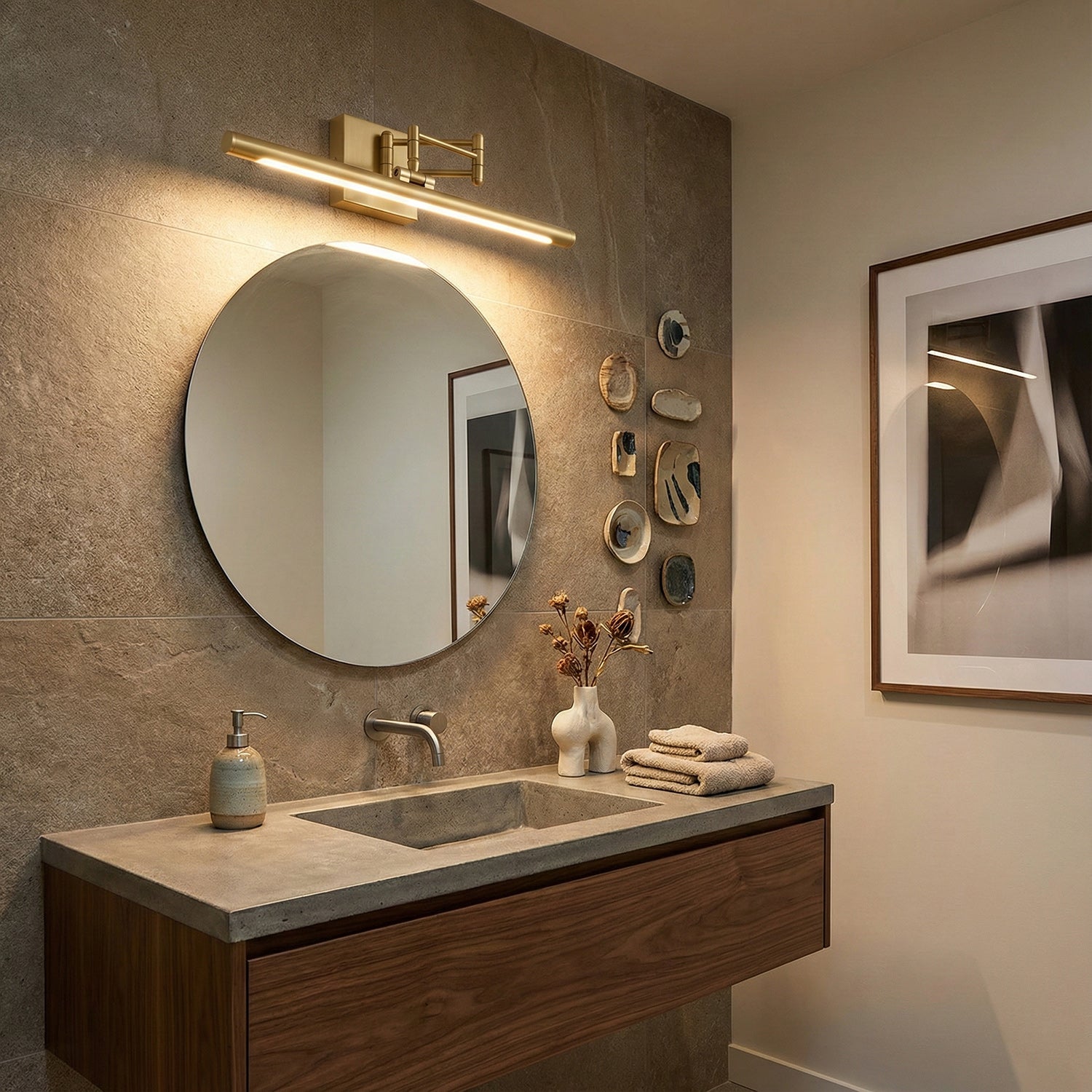 Prichard Rotating Linear LED Wall Light