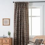 PrismaFlair: Jacquard Curtain with Tassels – Stylish & Sheer for Bedrooms & Kitchens