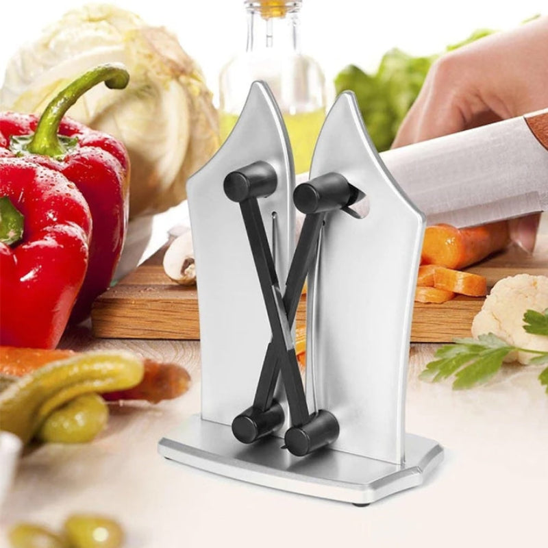 Professional Knife Sharpener, Carbon Steel, Compact Design