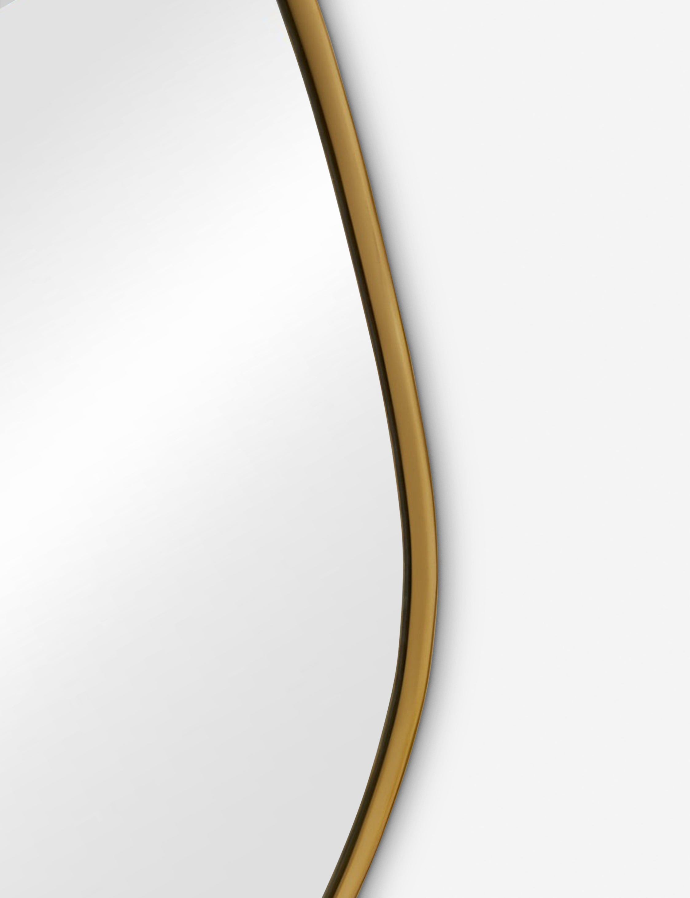 Pivo Puddle Mirror | Slim Frame, Organic Shape
